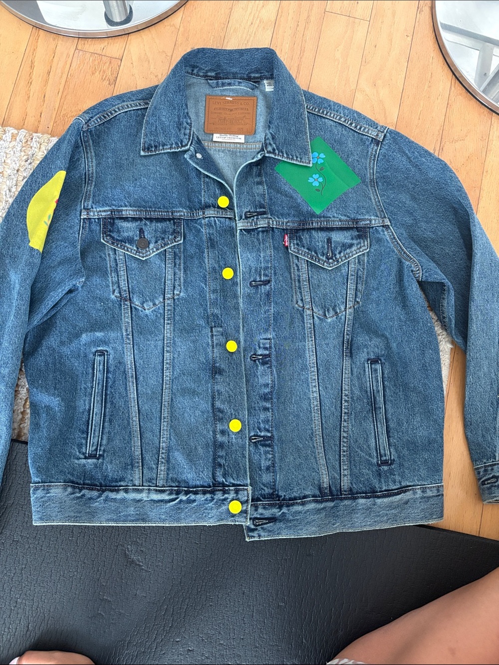 Levi's Blue Denim Trucker Jacket SIZE L